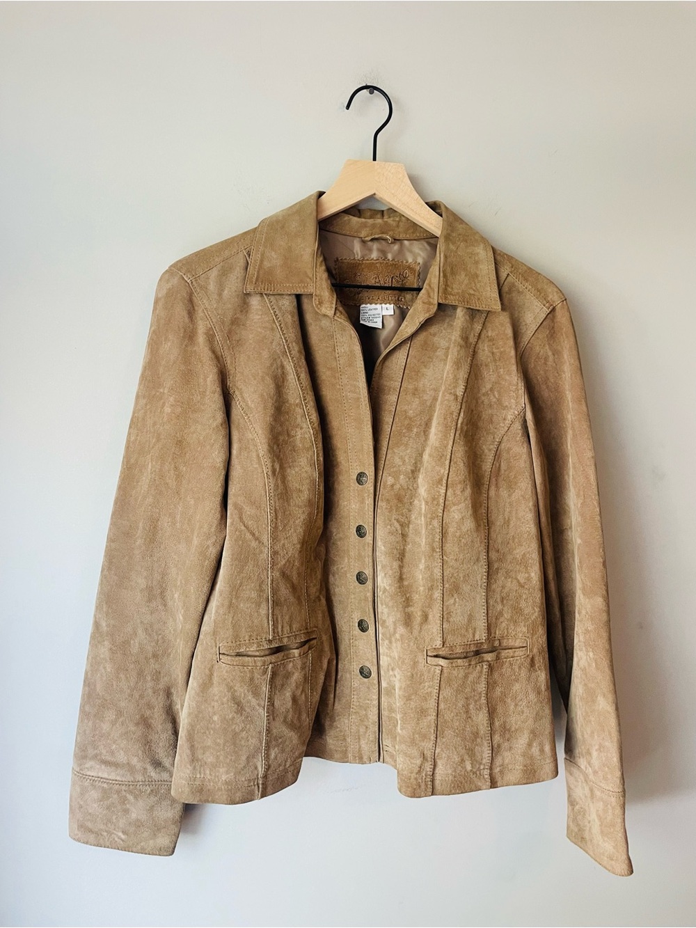 Live a Little Suede Vintage Coat